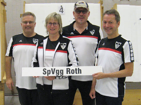 Die Recurve-Ligamannschaft der SpVgg Roth
